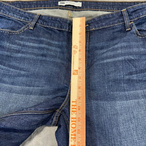 Levi's Women's Style 590‎ Bootcut Jeans Dark Wash Size 22W 36x32 - Picture 6 of 11